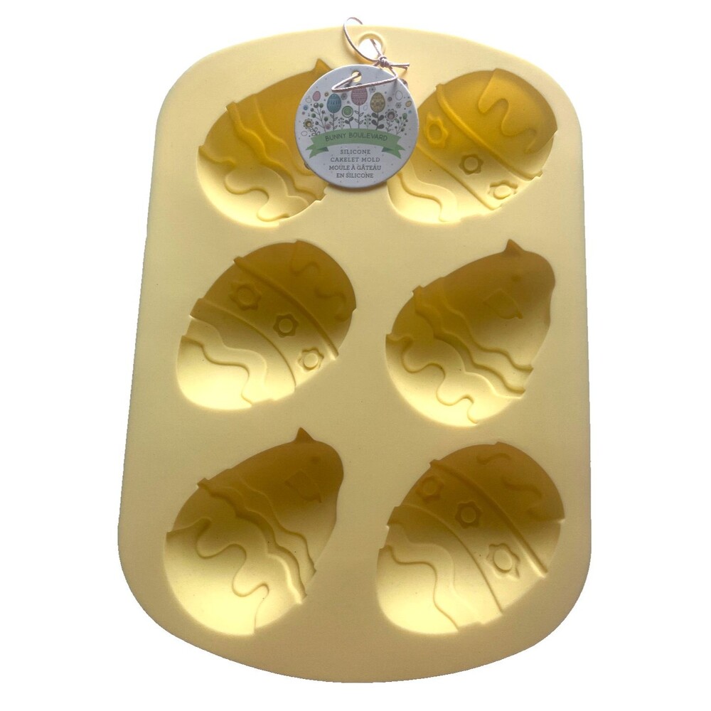 Silicone Cakelet Chocolate Baking Mold Easter Eggs Spring Baby Shower Heat Safe